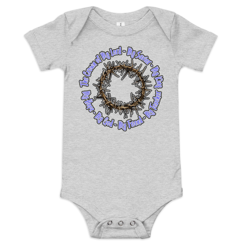 Crown of My Lord - Baby short sleeve one piece
