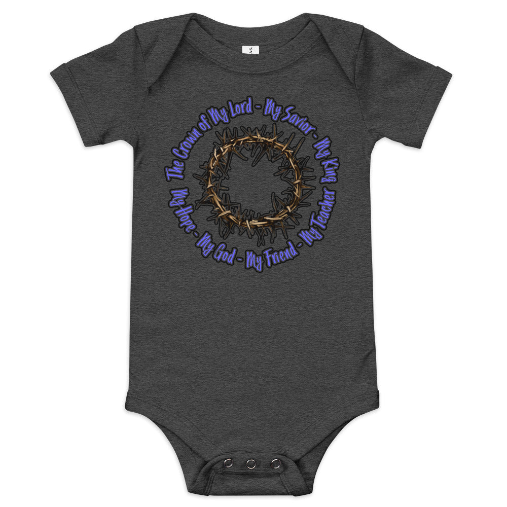 Crown of My Lord - Baby short sleeve one piece
