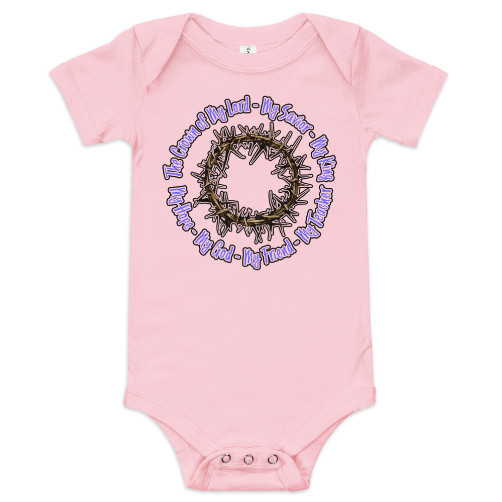 Crown of My Lord - Baby short sleeve one piece