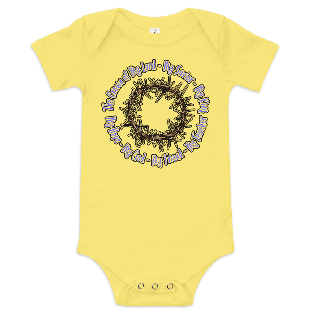 Crown of My Lord - Baby short sleeve one piece