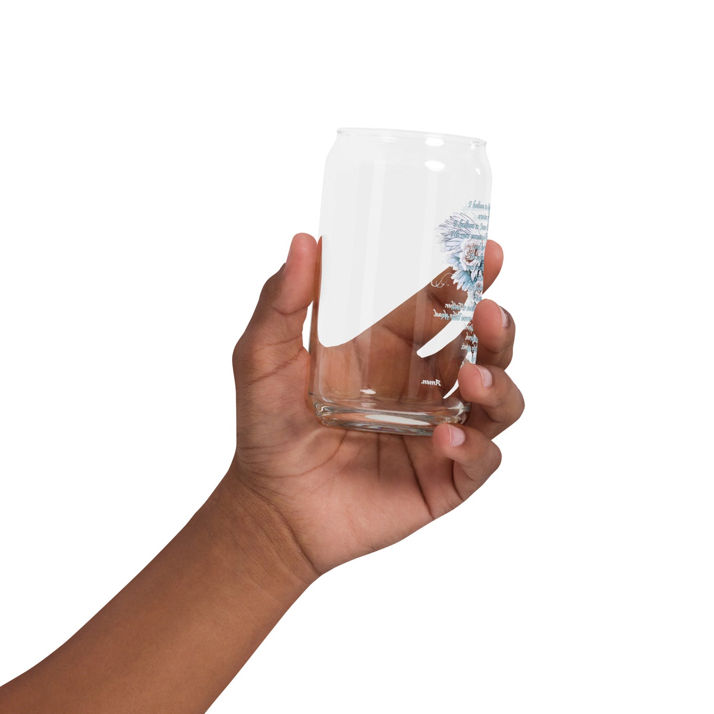 Apostle Creed - Can-shaped glass