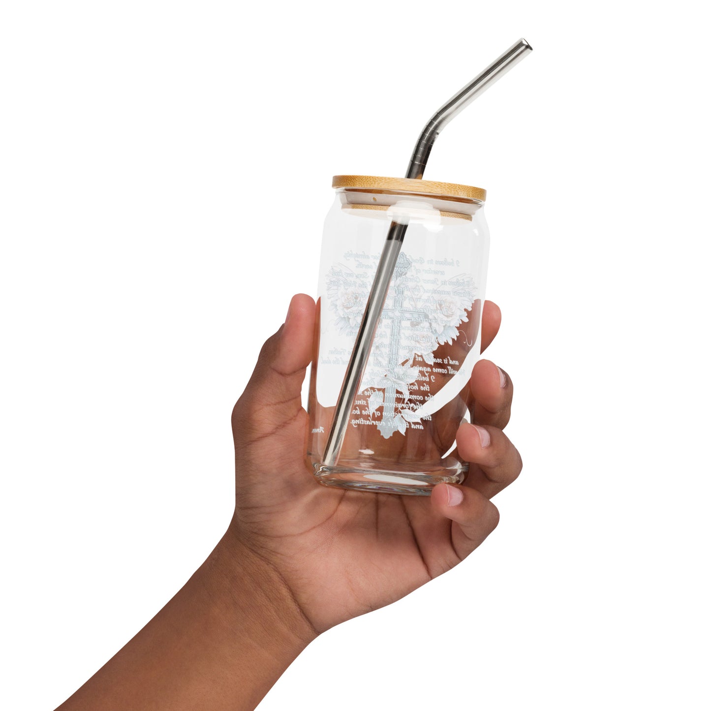 Apostle Creed - Can-shaped glass
