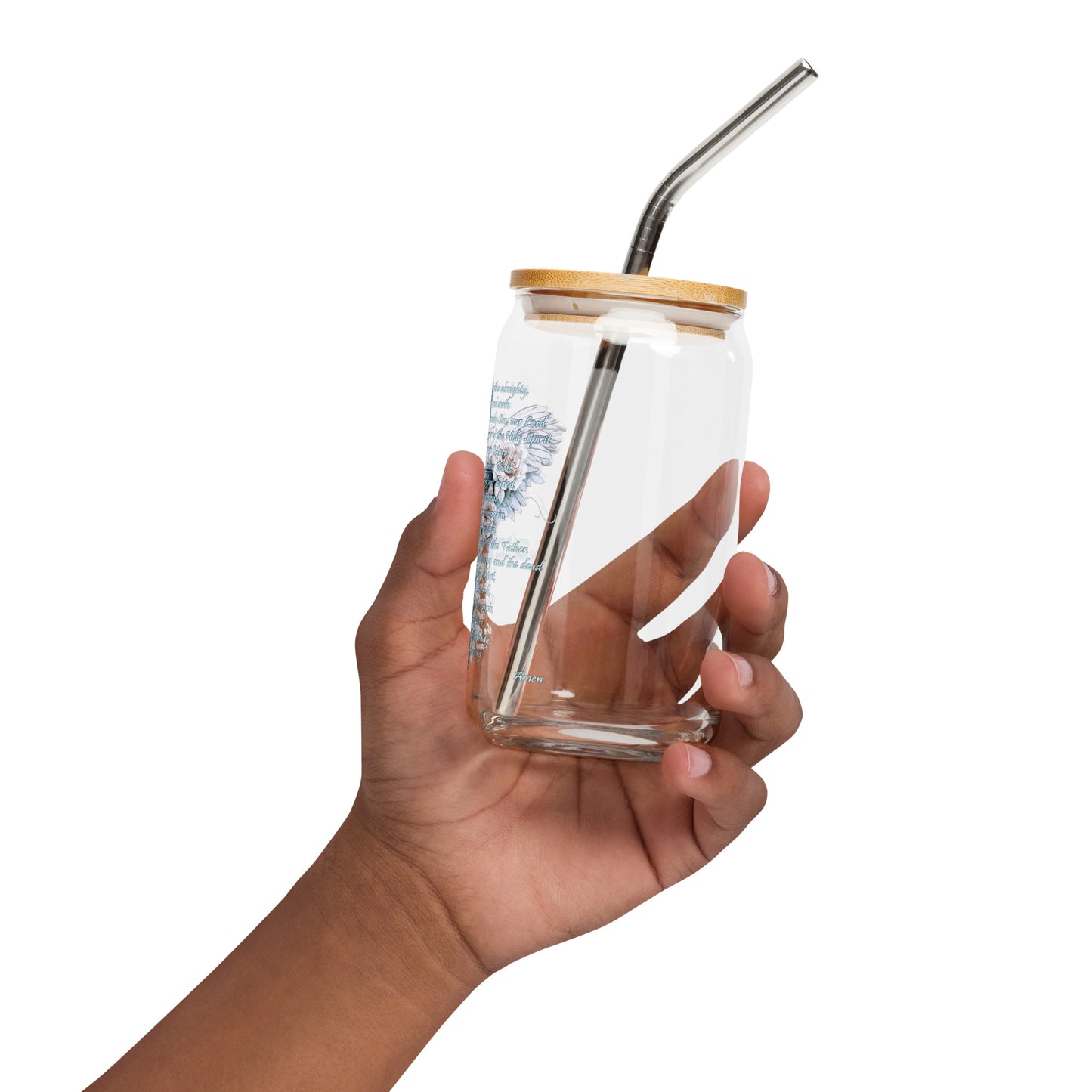 Apostle Creed - Can-shaped glass