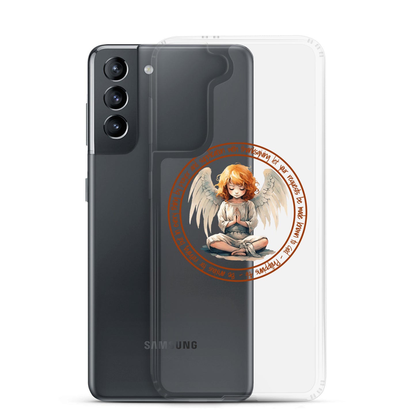 Anxious for Nothing Inspired by Philippians 4:6 - Clear Case for Samsung®
