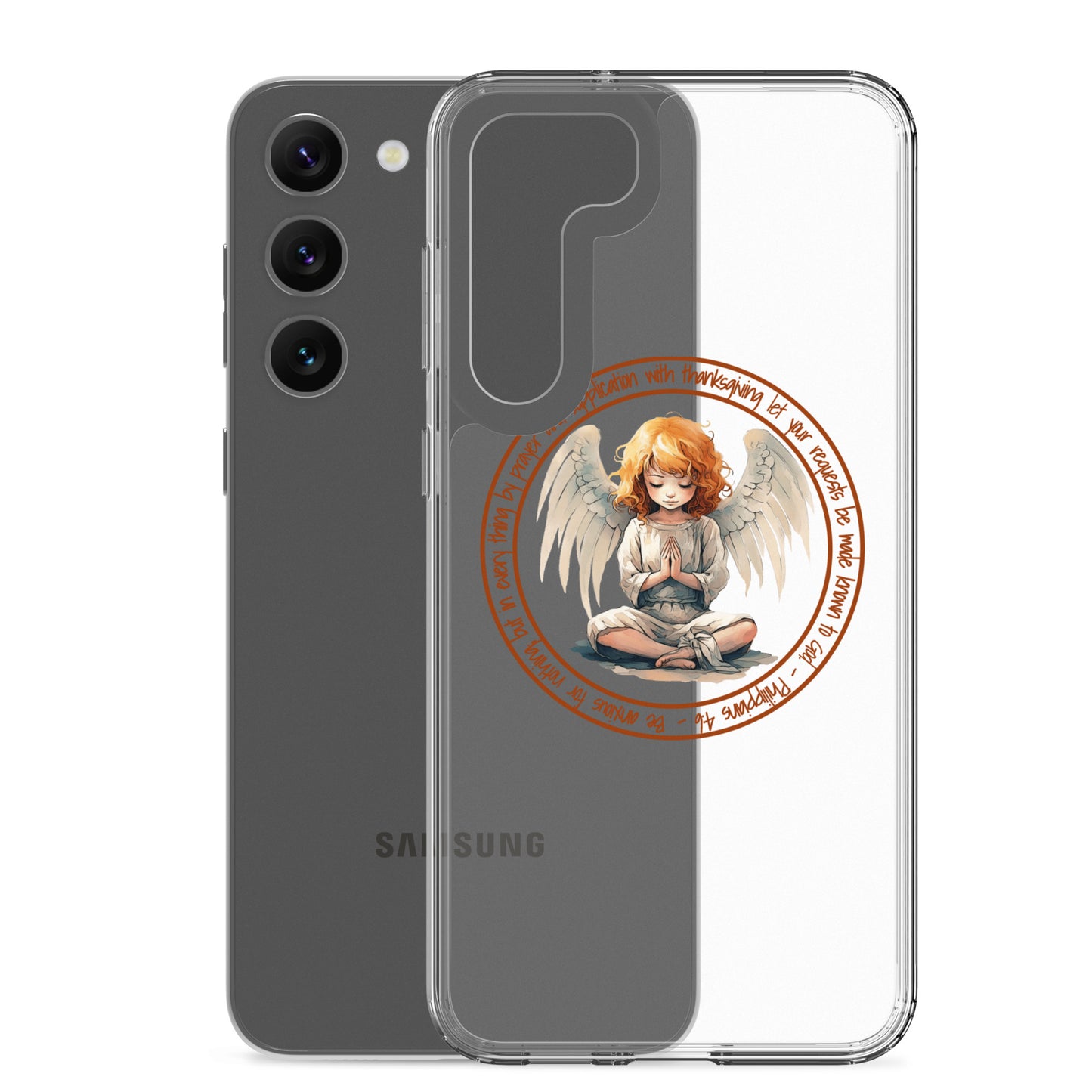 Anxious for Nothing Inspired by Philippians 4:6 - Clear Case for Samsung®