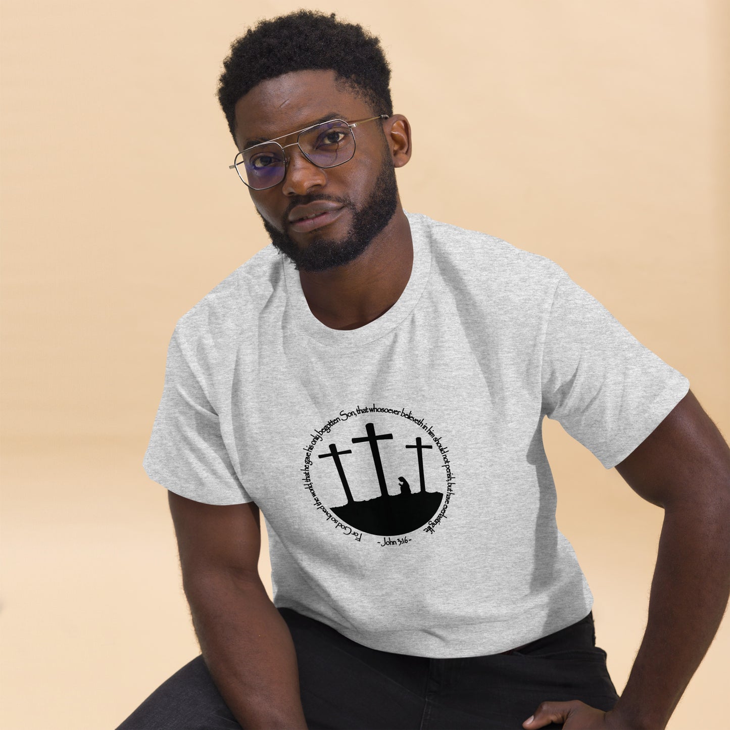 He so Loved the Word - inspired by John 3:16 - Men's classic tee