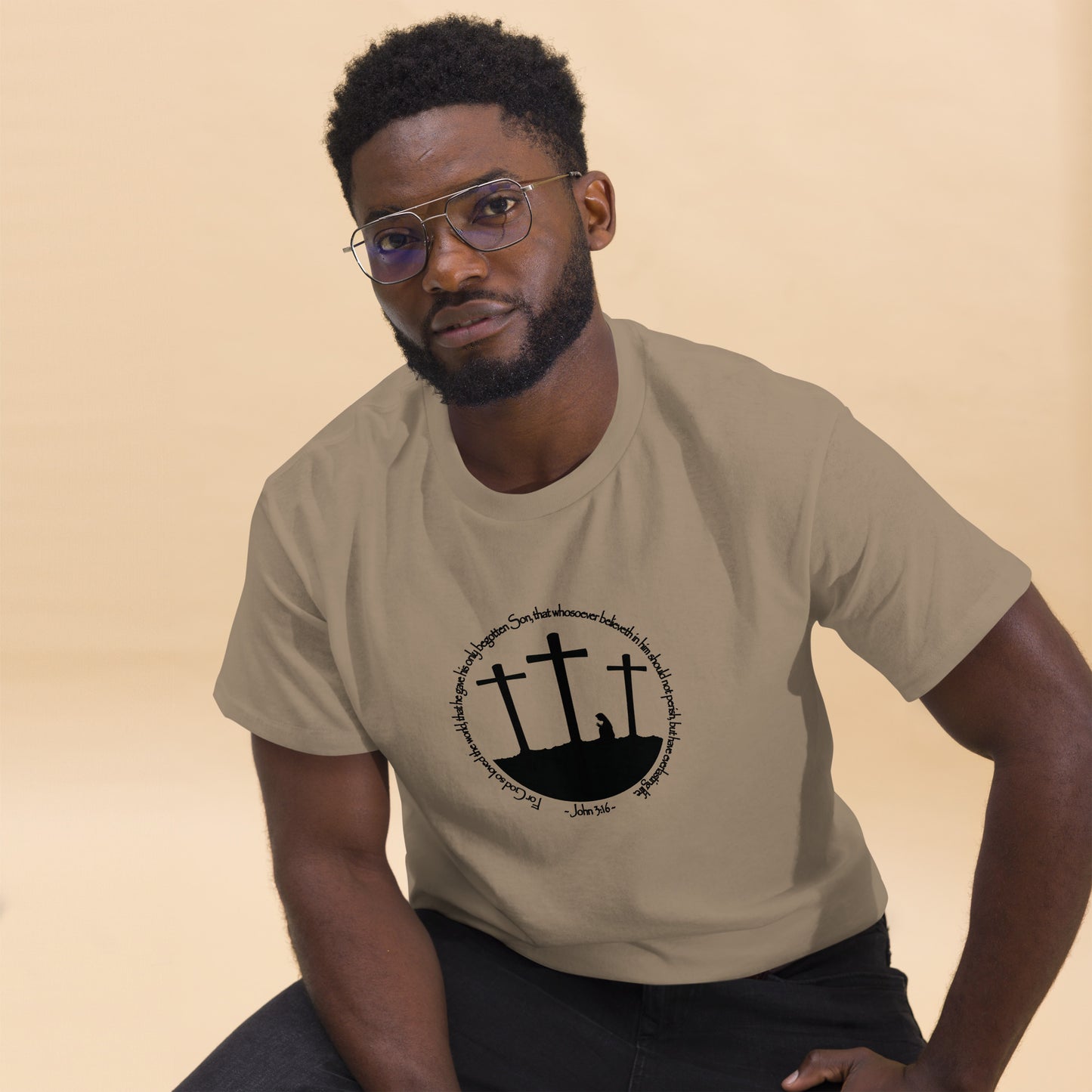 He so Loved the Word - inspired by John 3:16 - Men's classic tee