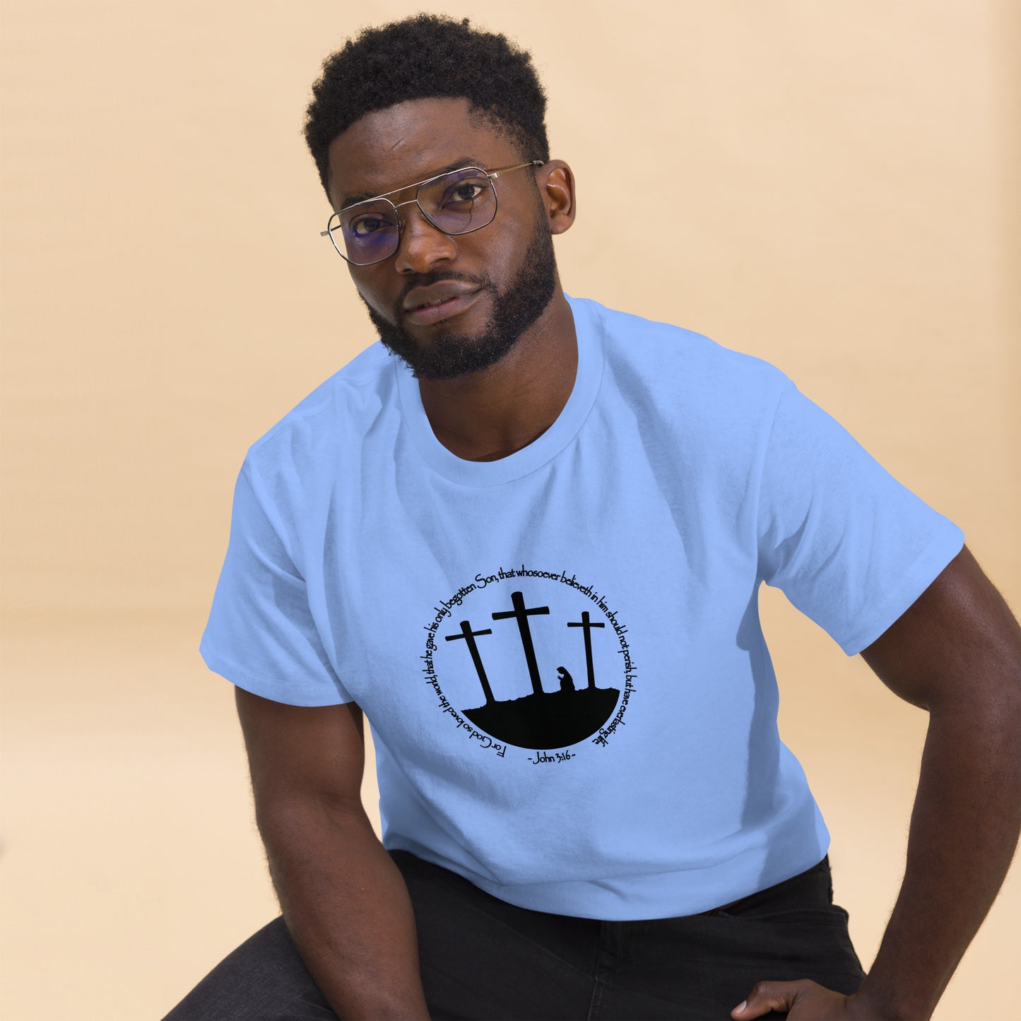 He so Loved the Word - inspired by John 3:16 - Men's classic tee