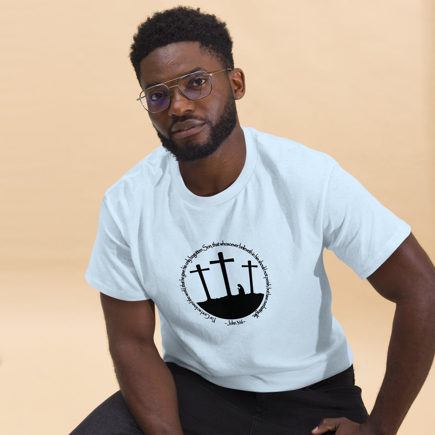 He so Loved the Word - inspired by John 3:16 - Men's classic tee