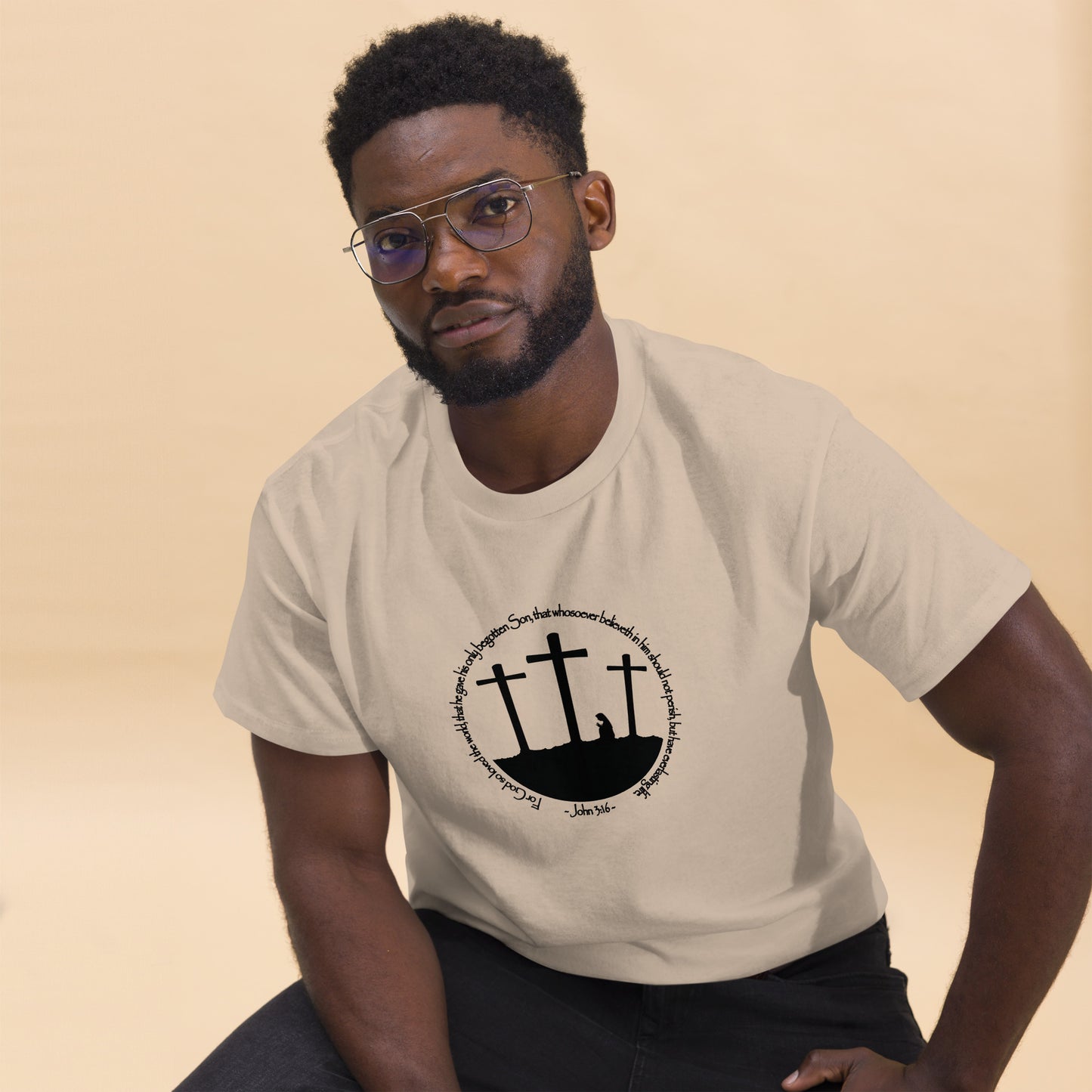 He so Loved the Word - inspired by John 3:16 - Men's classic tee