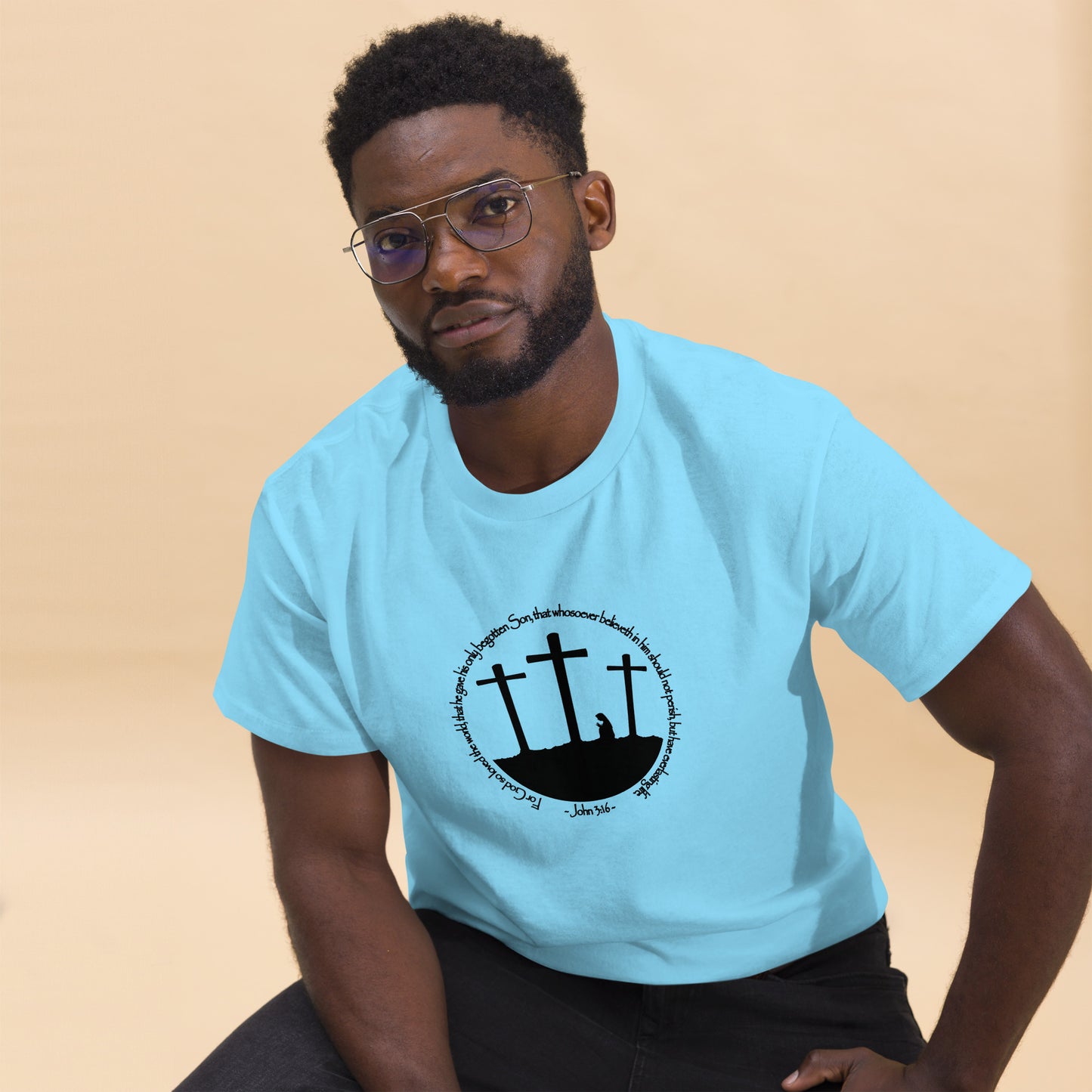 He so Loved the Word - inspired by John 3:16 - Men's classic tee