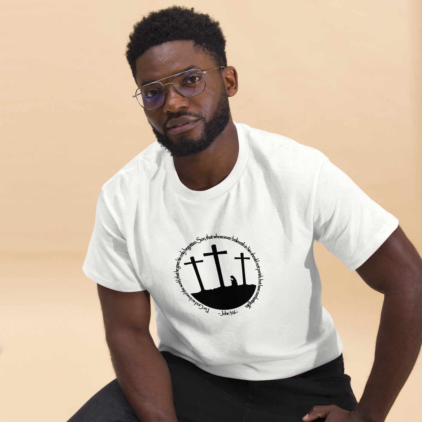 He so Loved the Word - inspired by John 3:16 - Men's classic tee