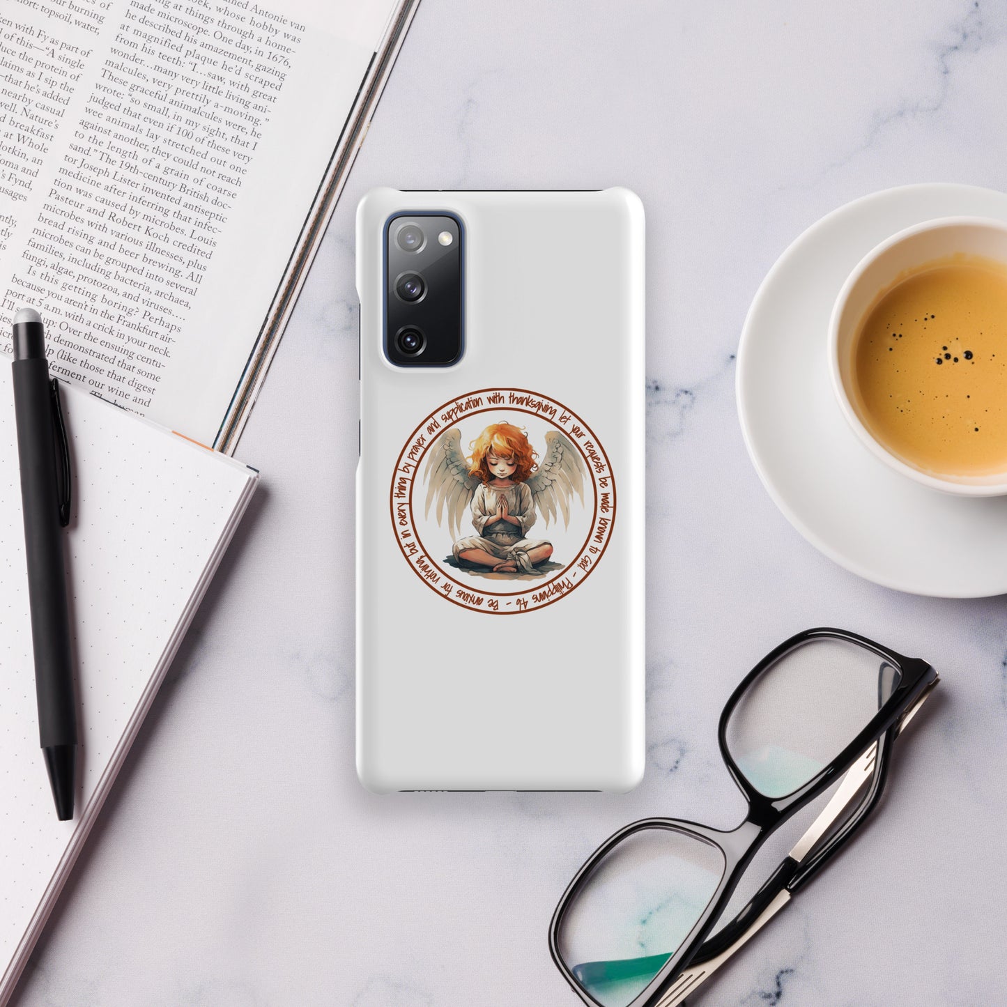 Anxious for Nothing Inspired by Philippians 4:6 - Snap case for Samsung®
