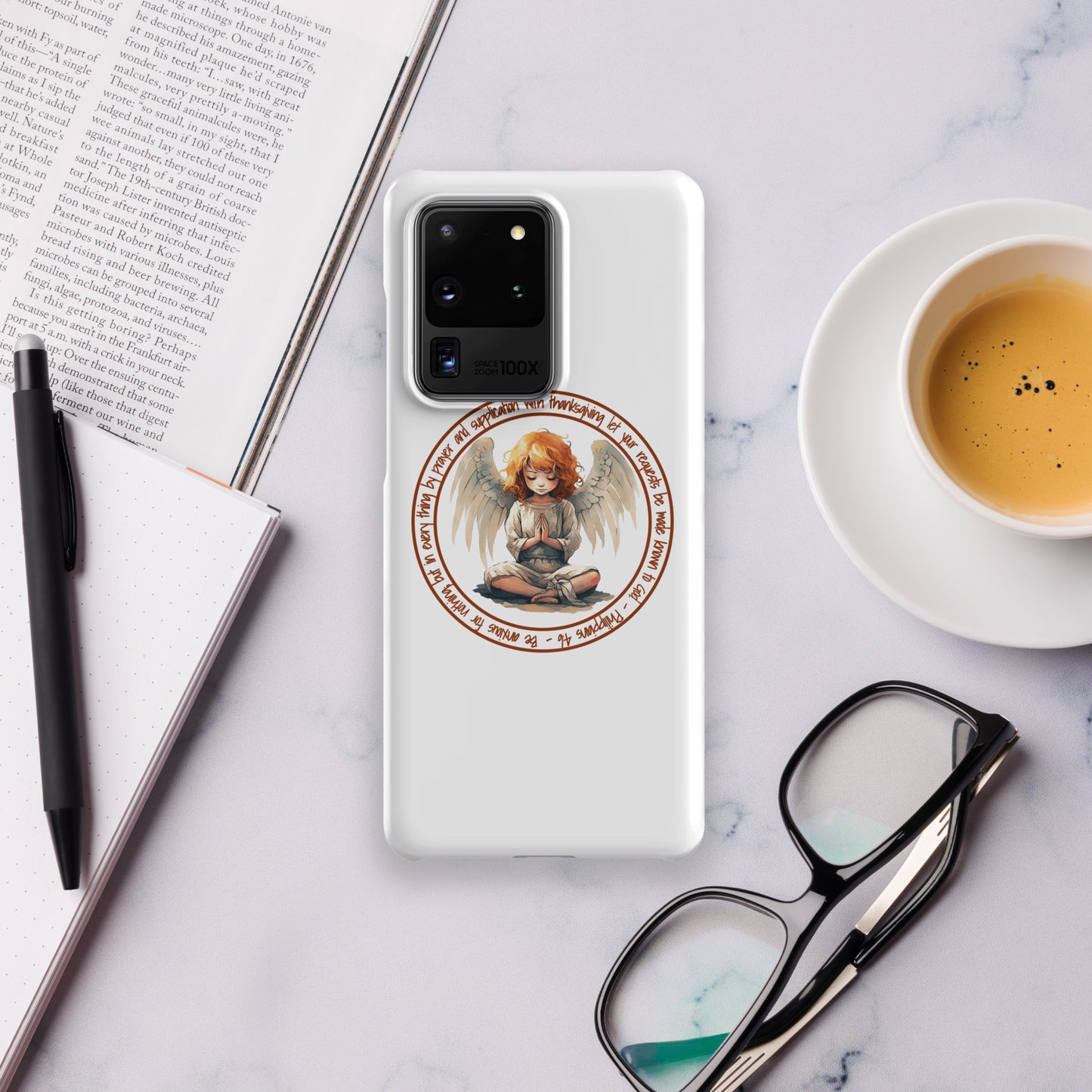 Anxious for Nothing Inspired by Philippians 4:6 - Snap case for Samsung®
