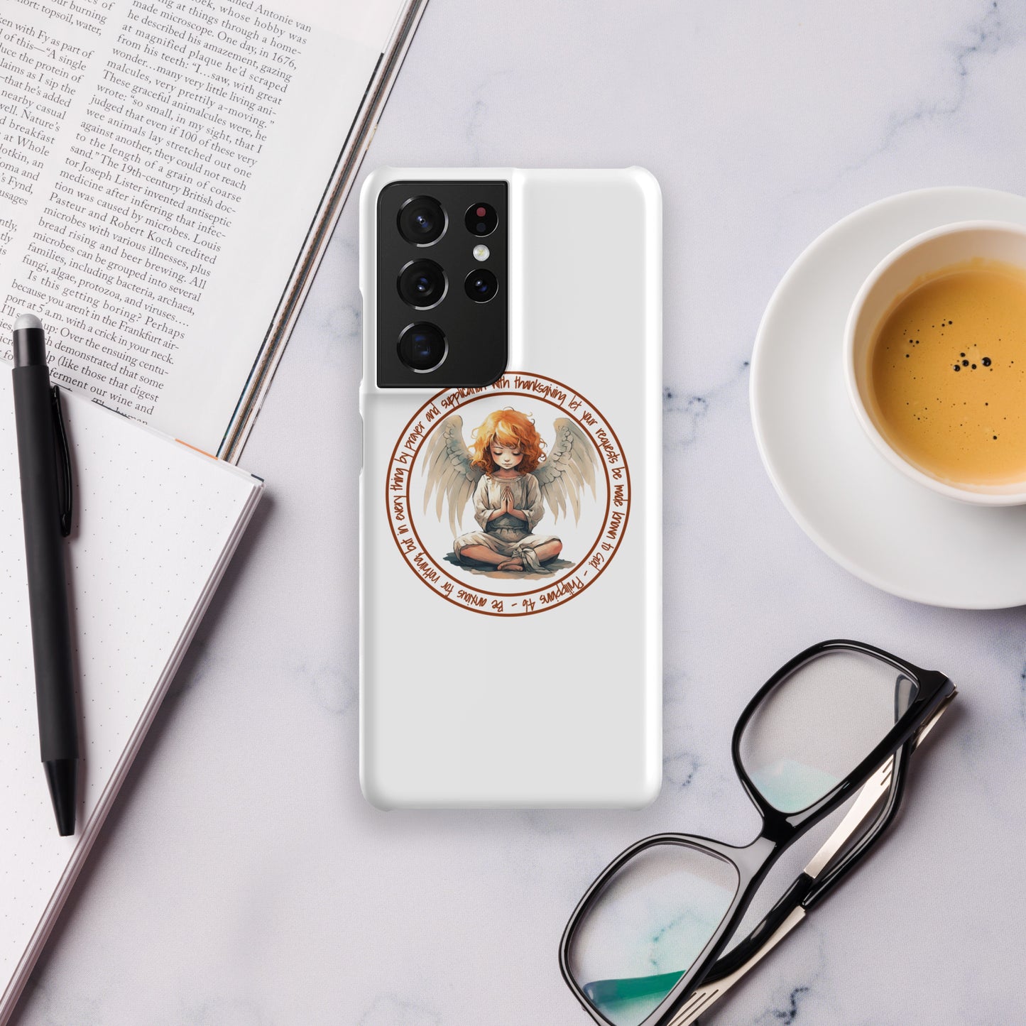 Anxious for Nothing Inspired by Philippians 4:6 - Snap case for Samsung®