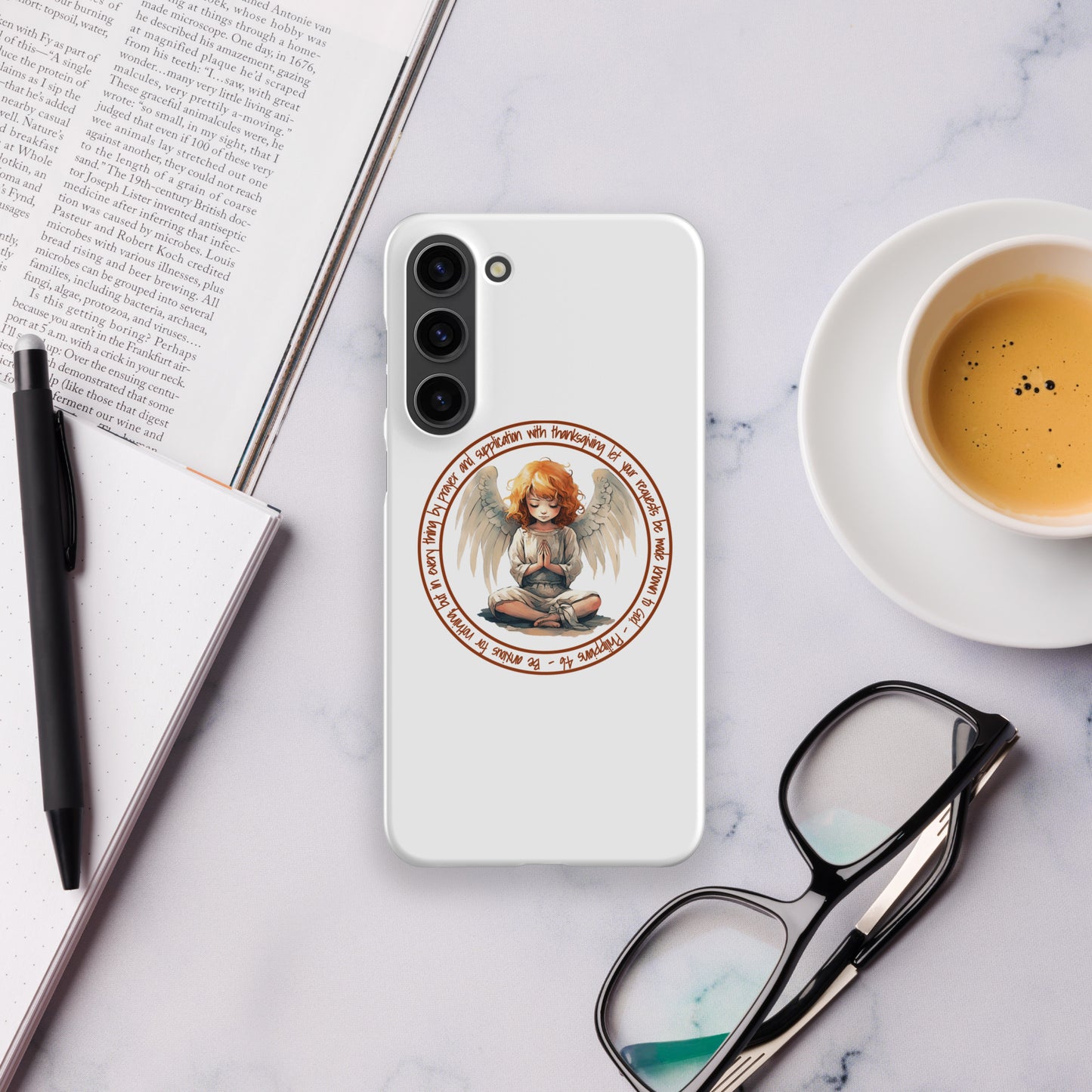 Anxious for Nothing Inspired by Philippians 4:6 - Snap case for Samsung®