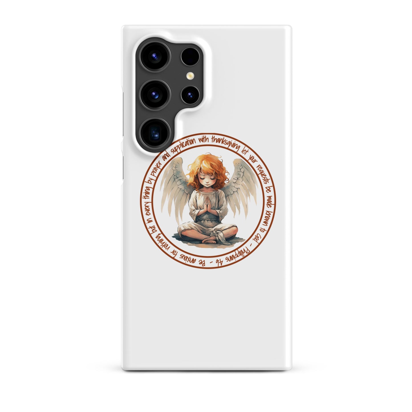 Anxious for Nothing Inspired by Philippians 4:6 - Snap case for Samsung®