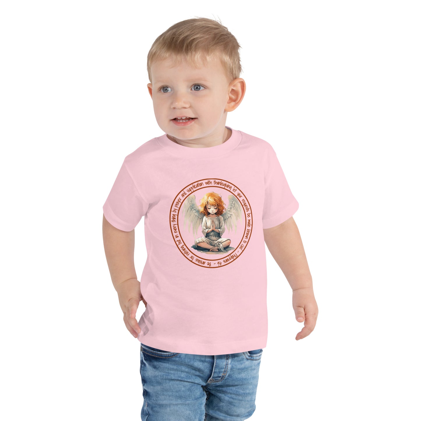 Anxious for Nothing Inspired by Philippians 4:6 - Toddler Short Sleeve Tee