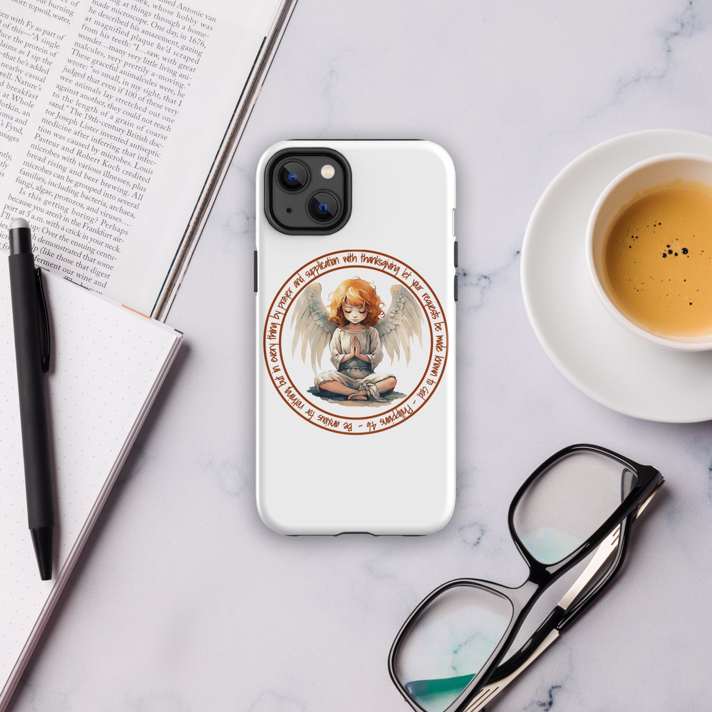 Anxious for Nothing Inspired by Philippians 4:6 - Tough Case for iPhone®