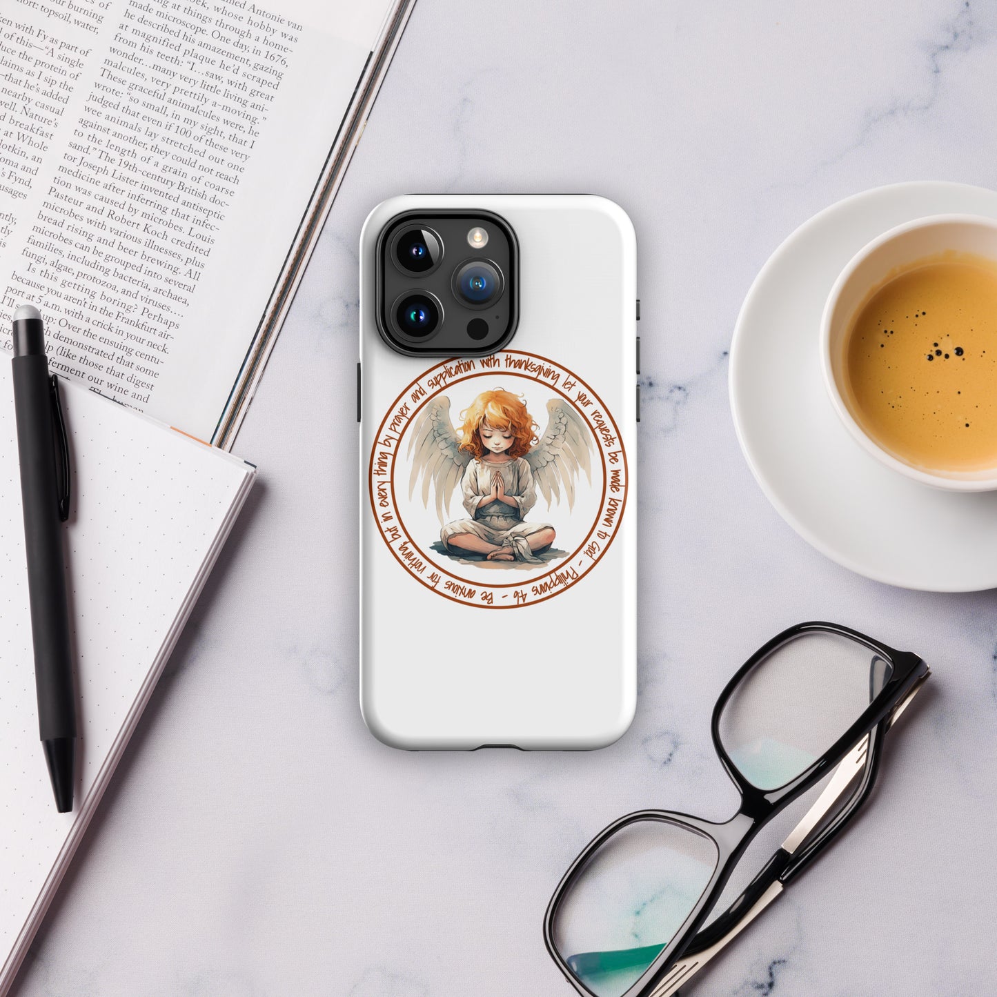 Anxious for Nothing Inspired by Philippians 4:6 - Tough Case for iPhone®