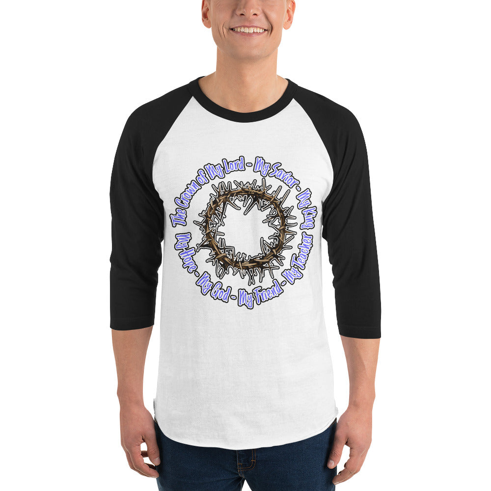 Crown of My Lord - 3/4 sleeve raglan shirt