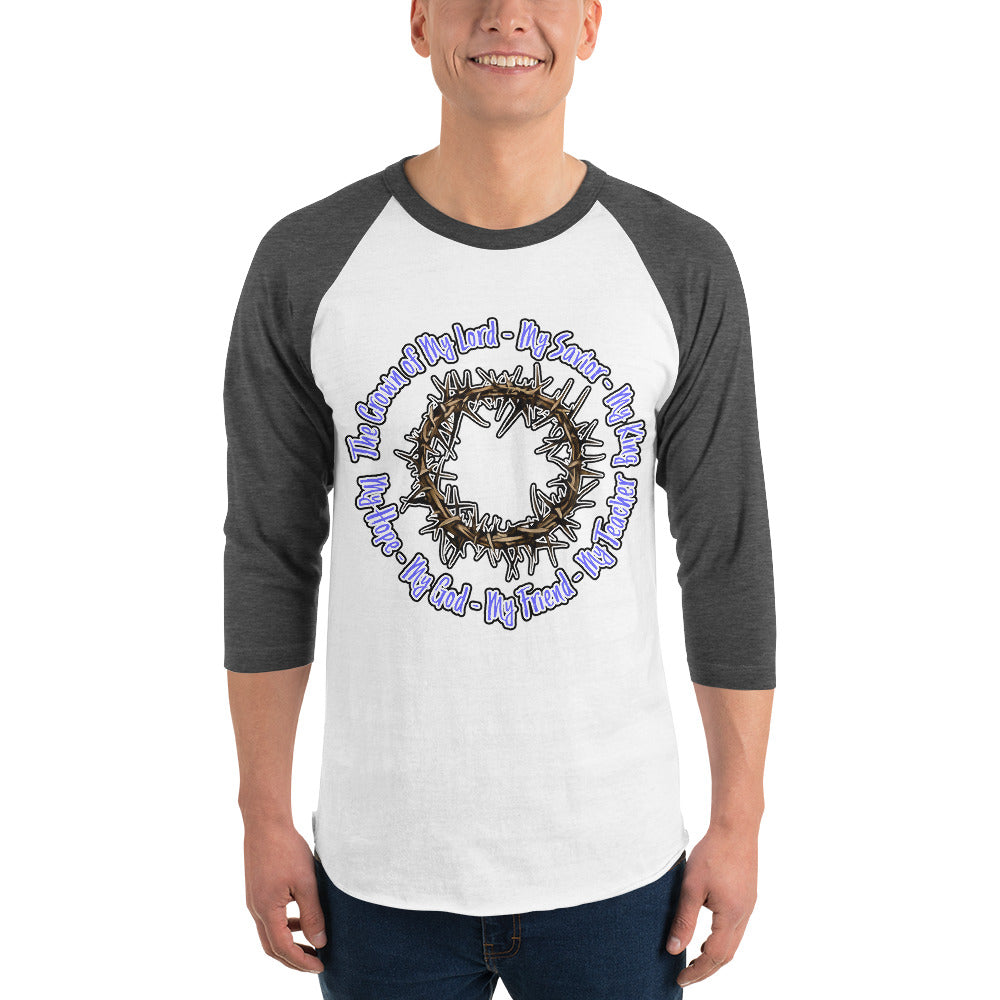 Crown of My Lord - 3/4 sleeve raglan shirt
