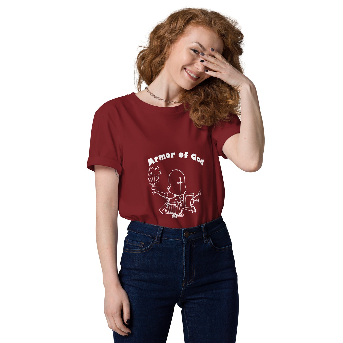 Armor of God - inspired by Ephesians 6 - Unisex organic cotton t-shirt