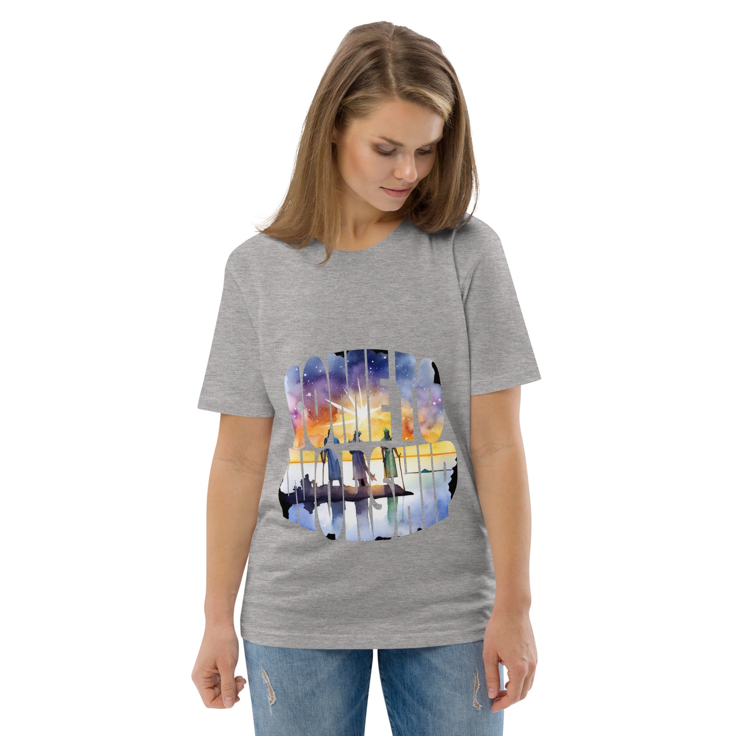 Come to Worship Inspired by Matthew 2:1-12 - Unisex organic cotton t-shirt