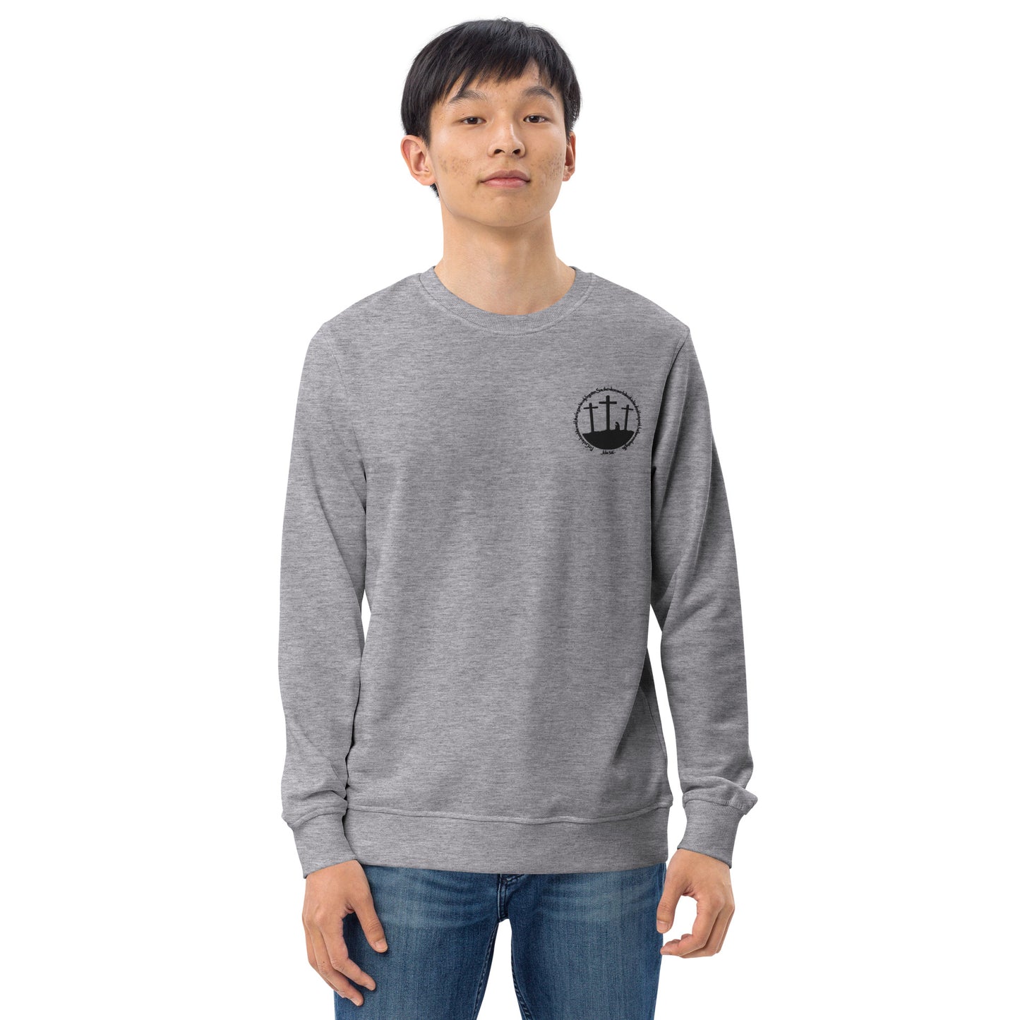 He so Loved the Word - inspired by John 3:16 - Unisex organic sweatshirt