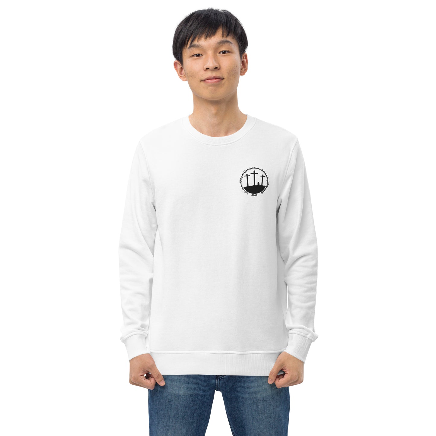 He so Loved the Word - inspired by John 3:16 - Unisex organic sweatshirt