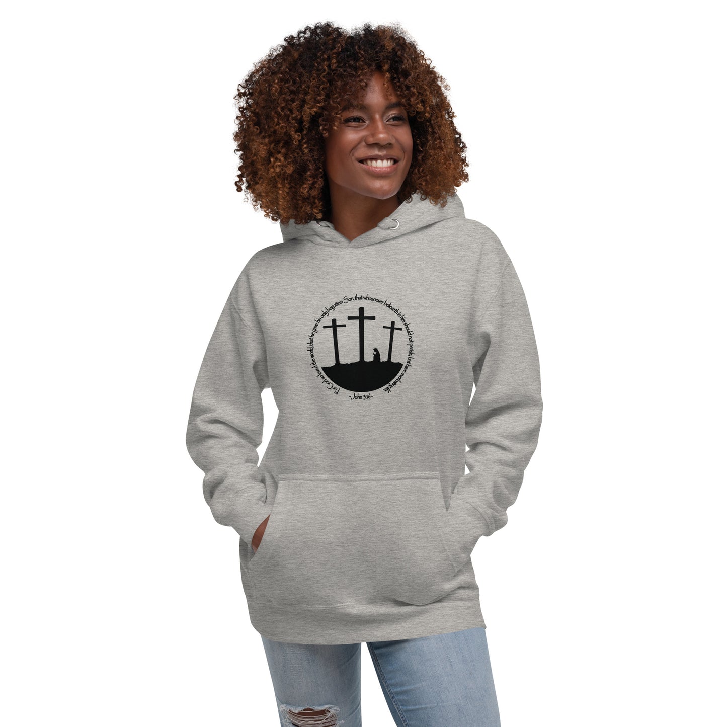 He so Loved the Word - inspired by John 3:16 - Unisex Hoodie