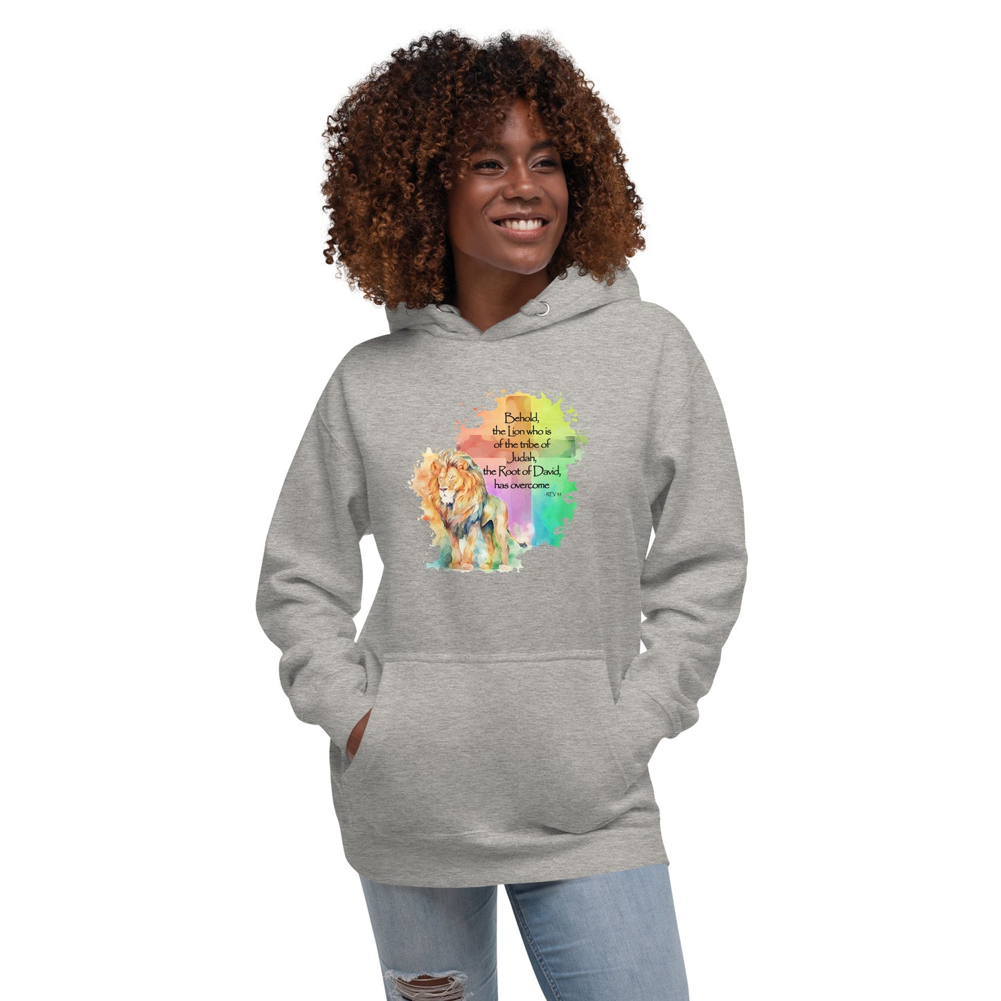 The Lion of Judah – Inspired by Rev 5:5 - Unisex Hoodie