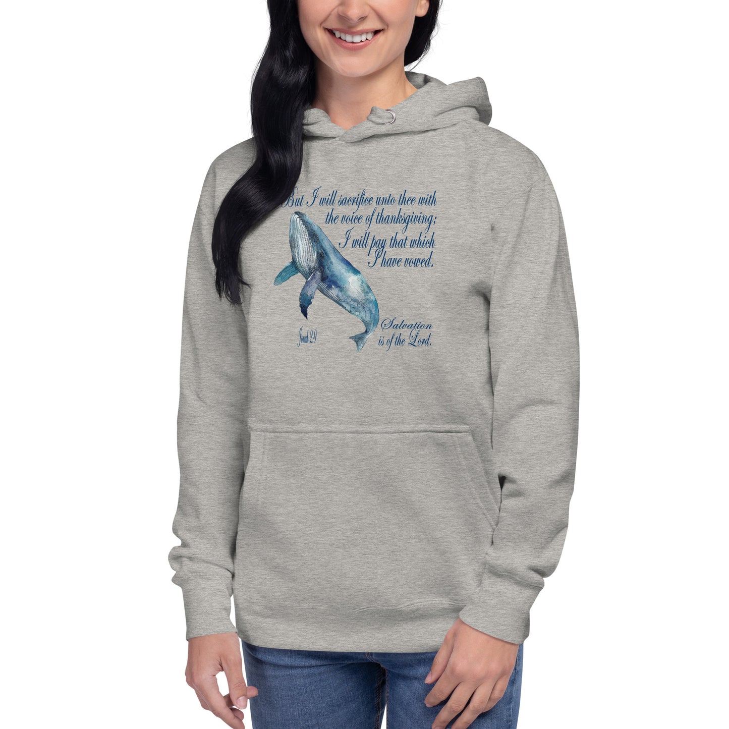 Prayer of Thanksgiving - Inspired by Jonah 2:9 - Unisex Hoodie
