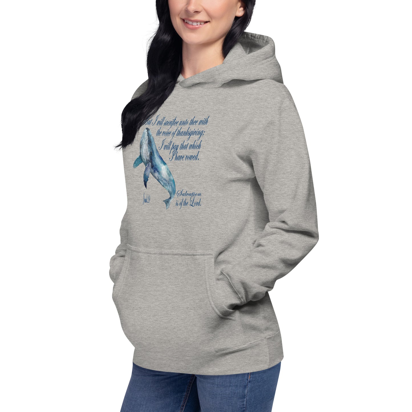 Prayer of Thanksgiving - Inspired by Jonah 2:9 - Unisex Hoodie