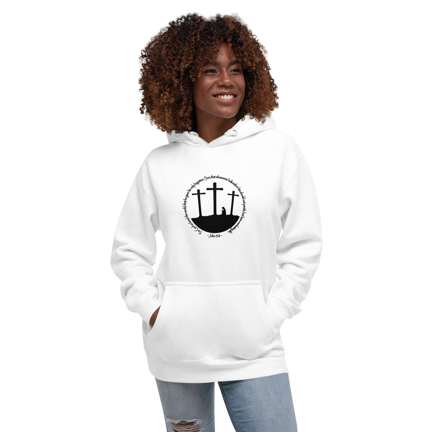 He so Loved the Word - inspired by John 3:16 - Unisex Hoodie