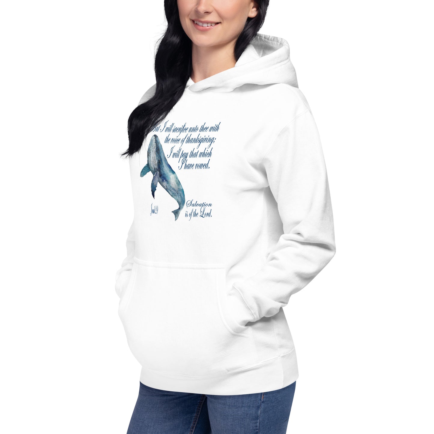 Prayer of Thanksgiving - Inspired by Jonah 2:9 - Unisex Hoodie