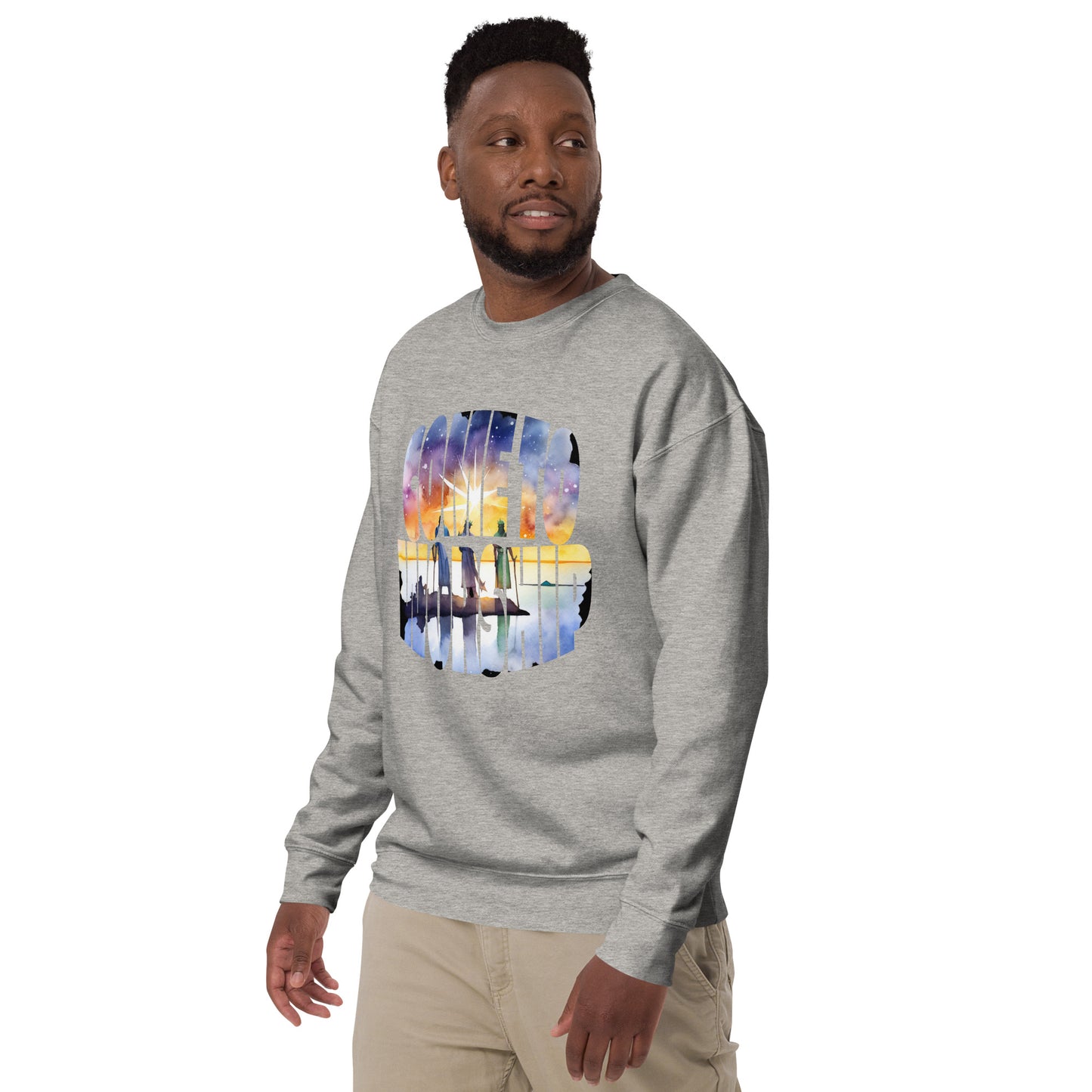 Come to Worship Inspired by Matthew 2:1-12 - Unisex Premium Sweatshirt