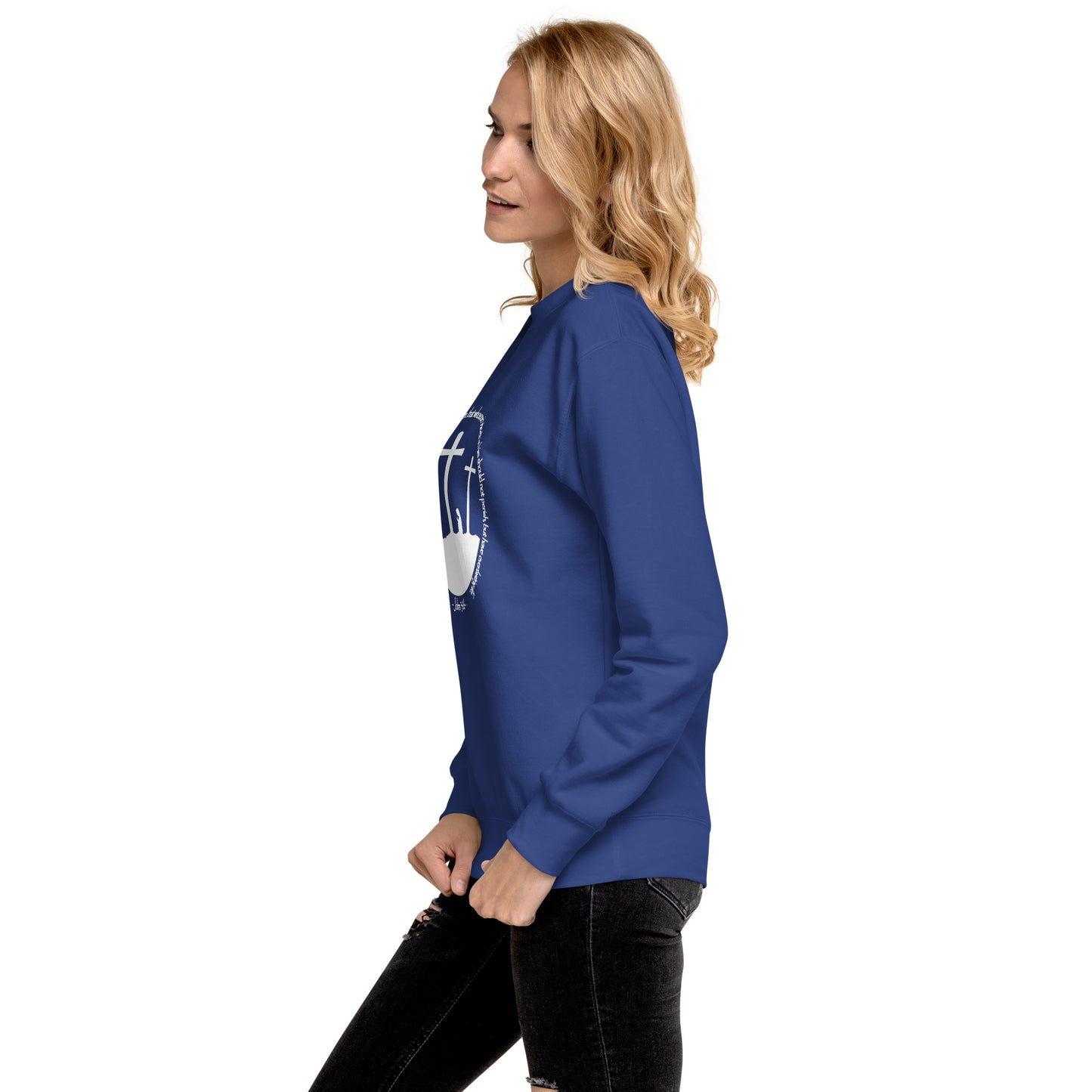 He so Loved the Word - inspired by John 3:16 - Unisex Premium Sweatshirt