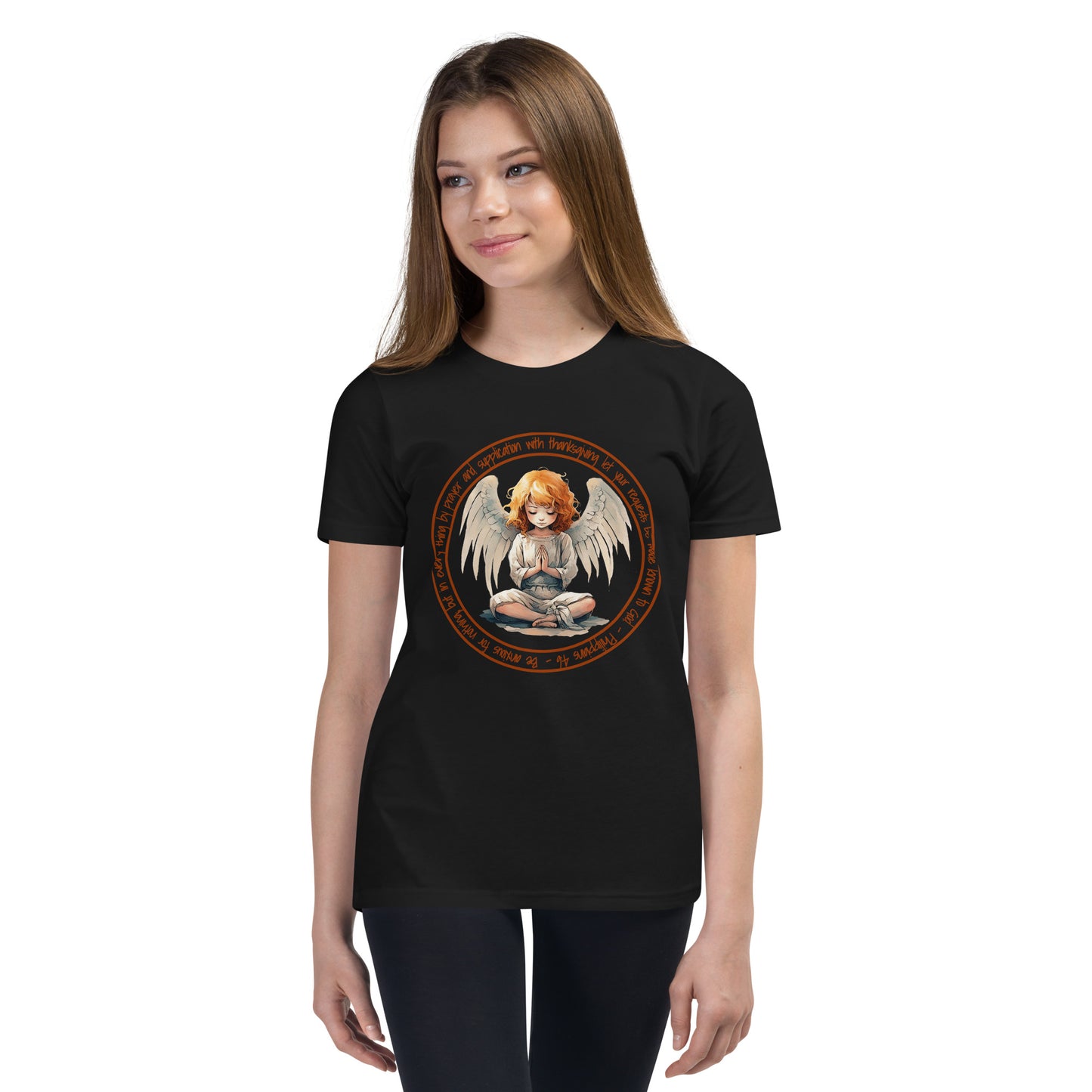 Anxious for Nothing Inspired by Philippians 4:6 - Youth Short Sleeve T-Shirt