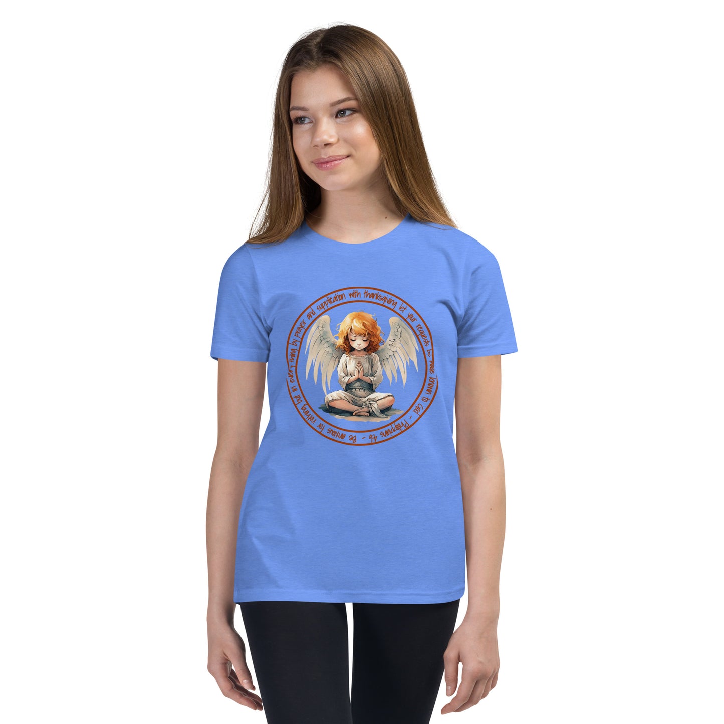 Anxious for Nothing Inspired by Philippians 4:6 - Youth Short Sleeve T-Shirt