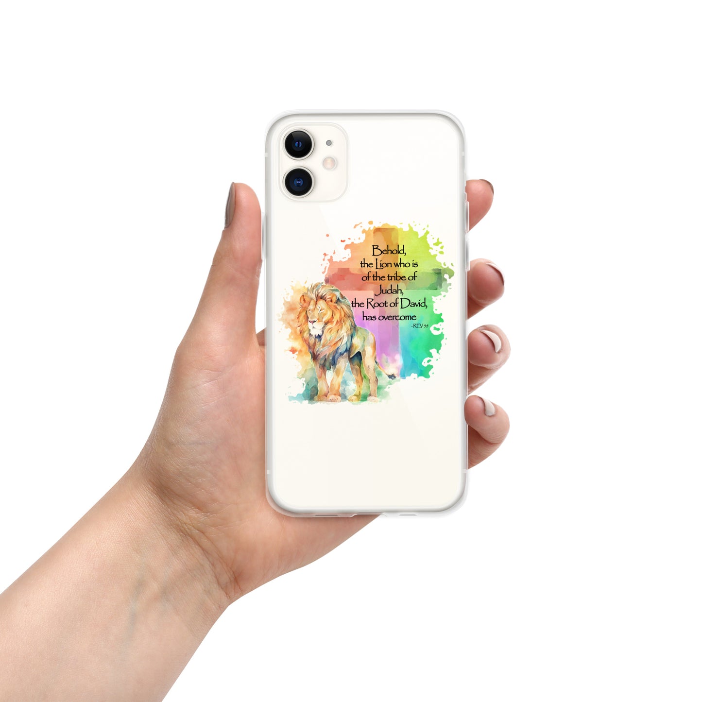 The Lion of Judah – Inspired by Rev 5:5 - Clear Case for iPhone®