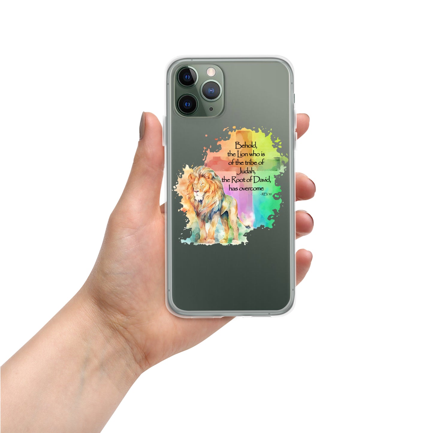 The Lion of Judah – Inspired by Rev 5:5 - Clear Case for iPhone®