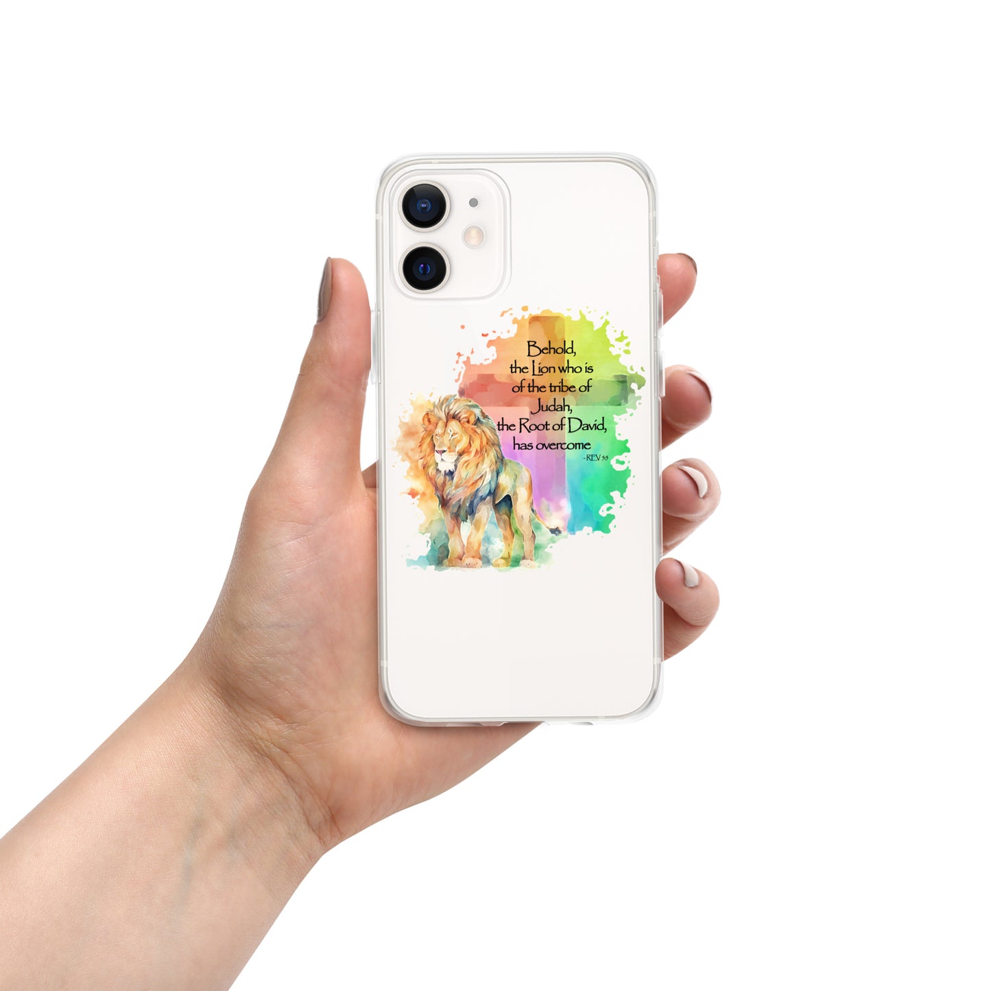 The Lion of Judah – Inspired by Rev 5:5 - Clear Case for iPhone®