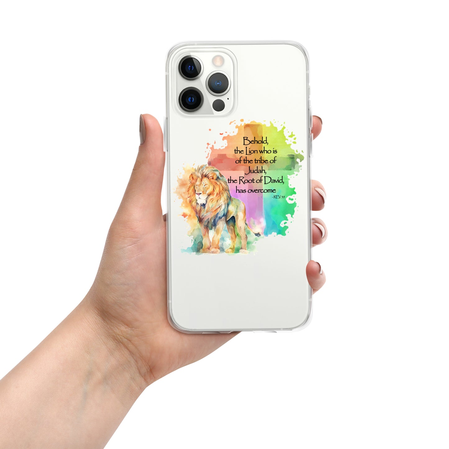 The Lion of Judah – Inspired by Rev 5:5 - Clear Case for iPhone®