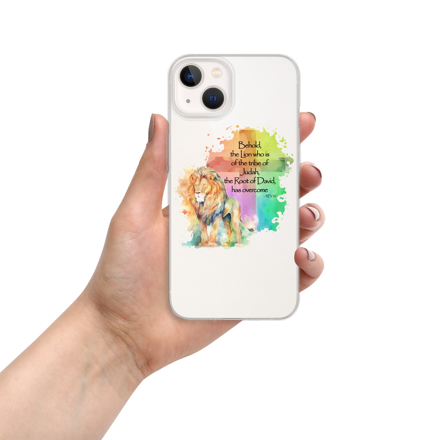 The Lion of Judah – Inspired by Rev 5:5 - Clear Case for iPhone®