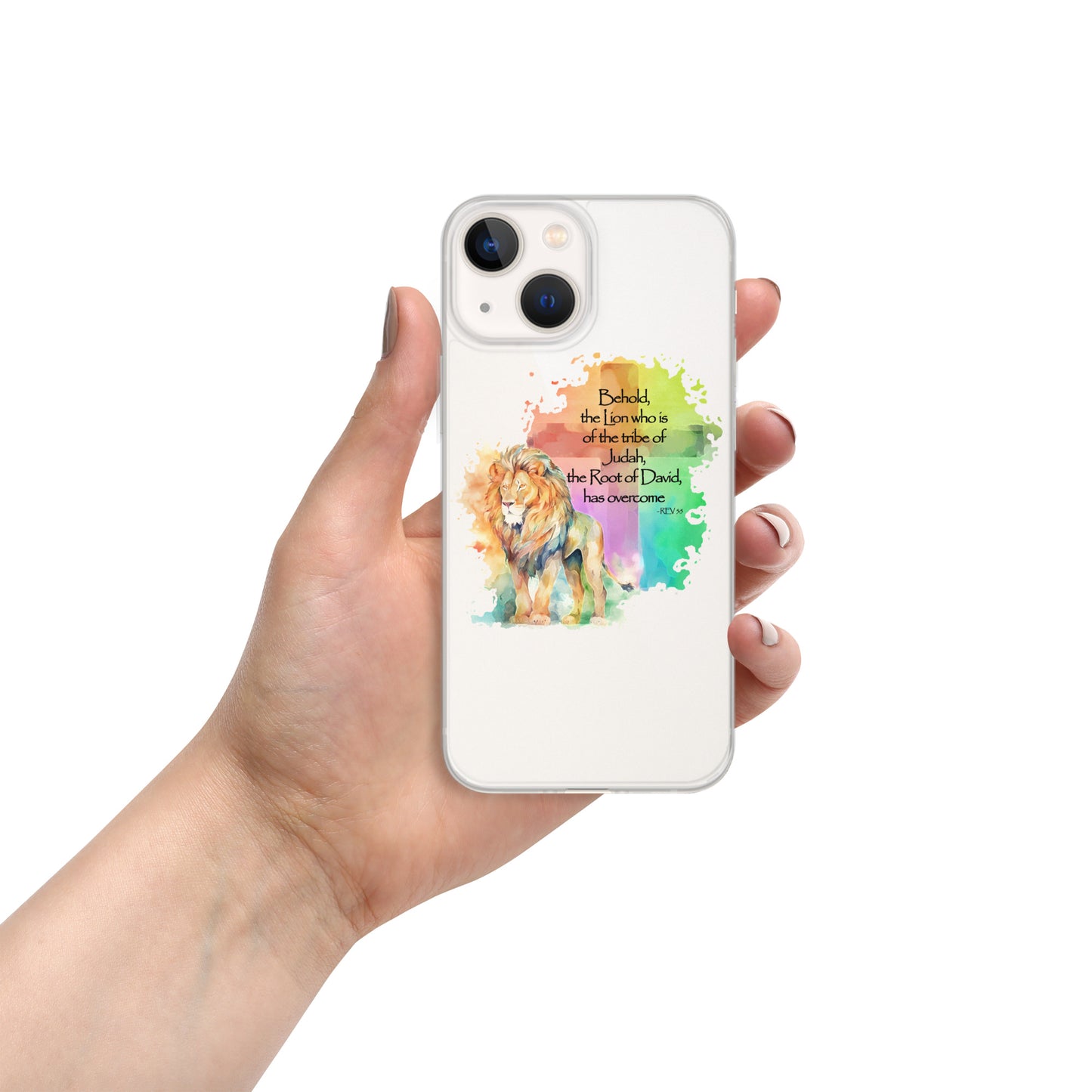 The Lion of Judah – Inspired by Rev 5:5 - Clear Case for iPhone®