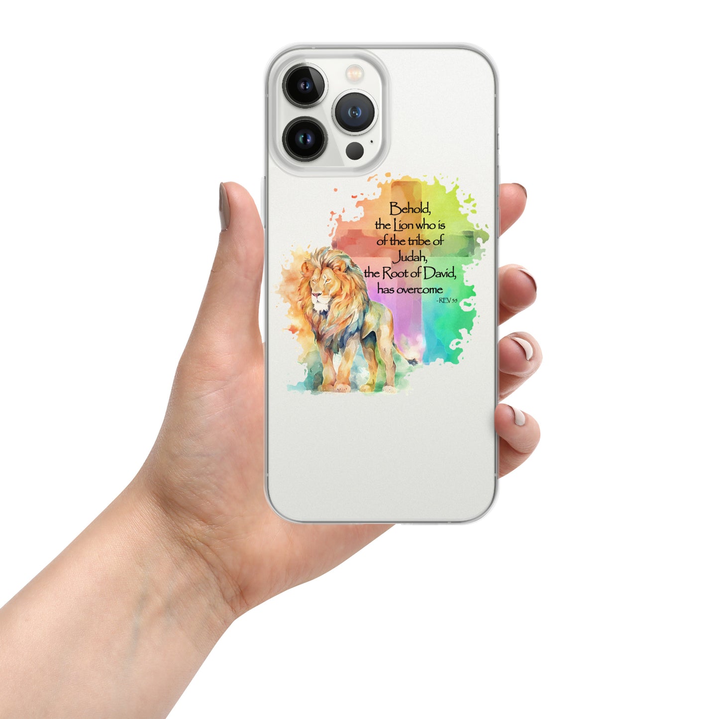 The Lion of Judah – Inspired by Rev 5:5 - Clear Case for iPhone®