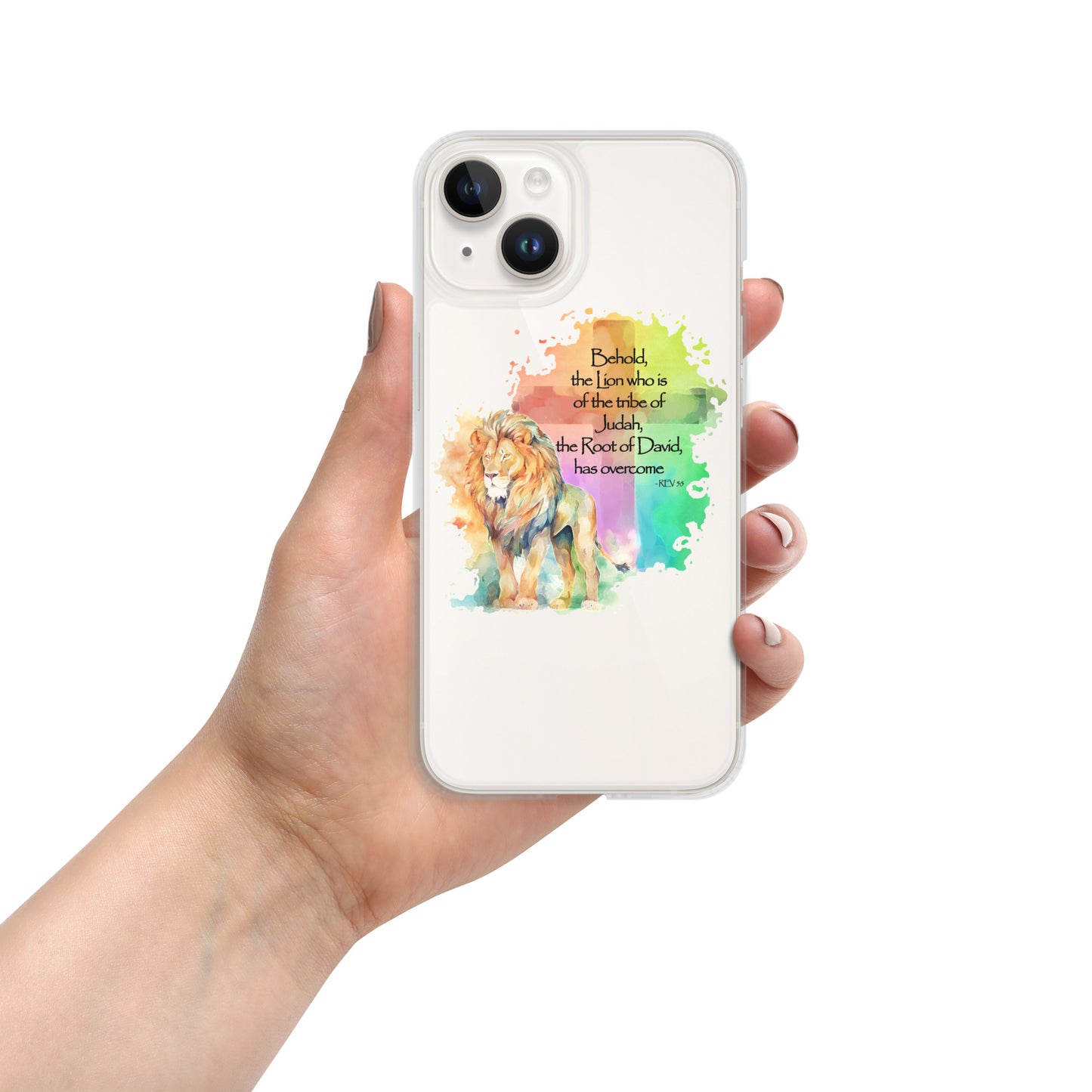 The Lion of Judah – Inspired by Rev 5:5 - Clear Case for iPhone®