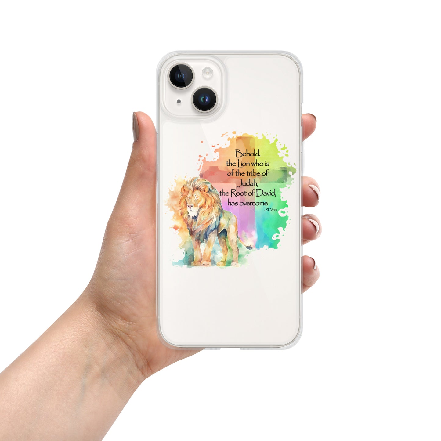 The Lion of Judah – Inspired by Rev 5:5 - Clear Case for iPhone®