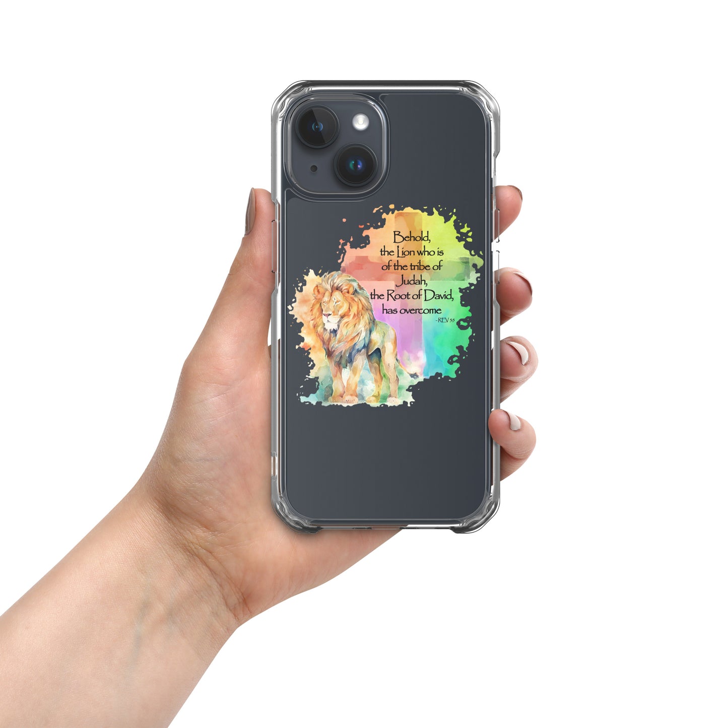 The Lion of Judah – Inspired by Rev 5:5 - Clear Case for iPhone®